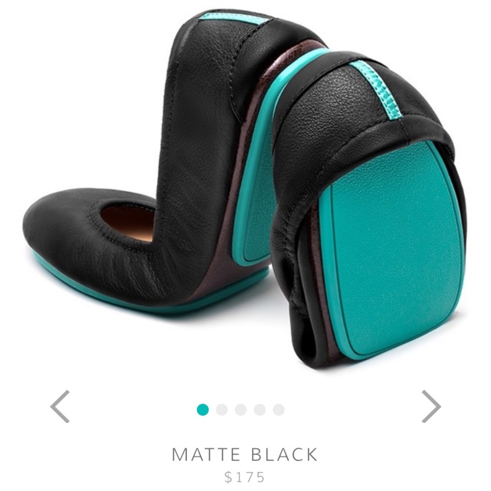 Black Matte size 8 Tieks. Minimal wear.